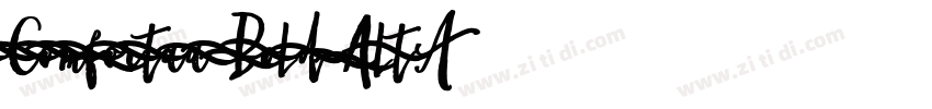 Comfortaa Bold Alt1字体转换